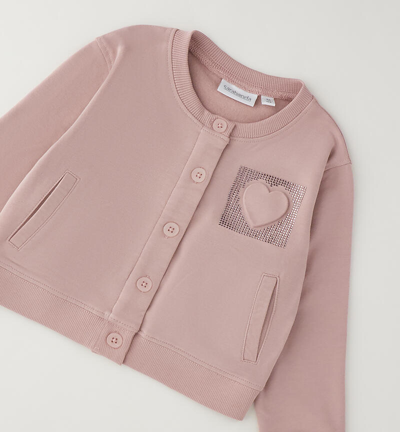 Felpa da bambina Sarabanda LIGHT PINK-2921