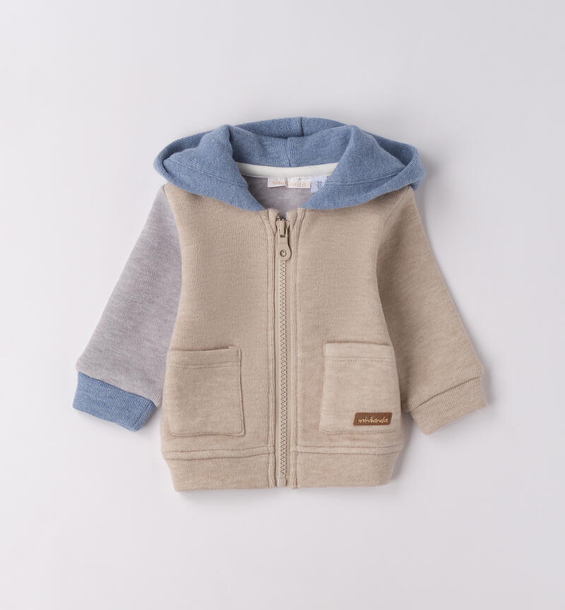 Felpa da bimbo BEIGE MELANGE-8965