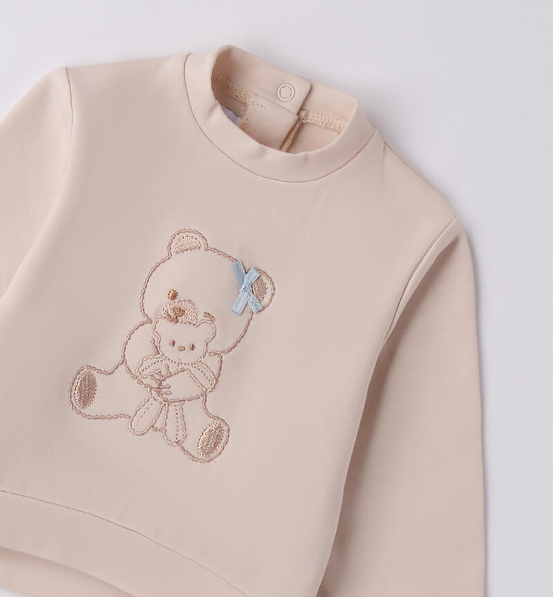 Baby girl sweatshirt CRYSTAL GRAY-2911