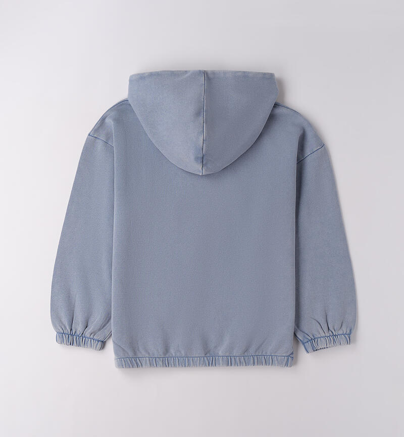 Felpa da ragazza AZZURRO-3762