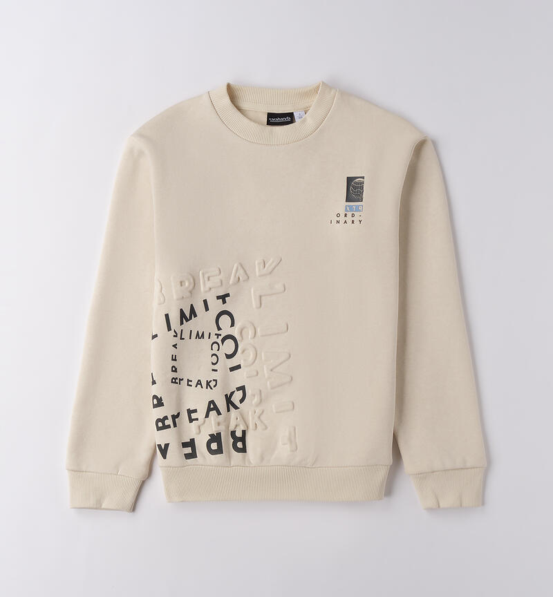 Sweatshirt for boys ECRU-0124