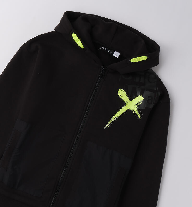 Sweatshirt for boys NERO-0658
