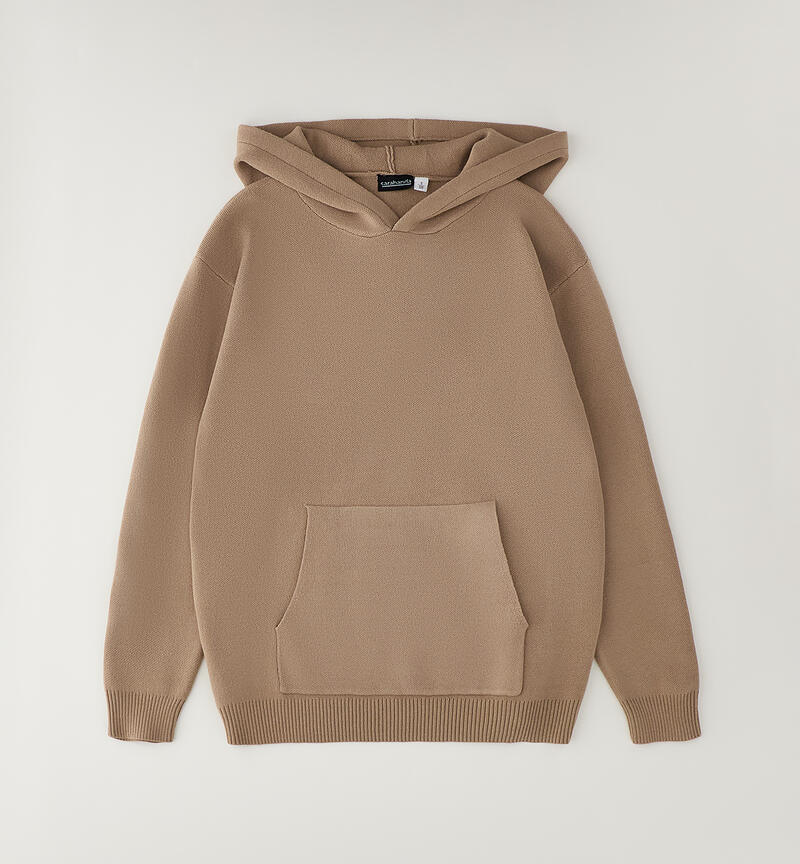 Felpa da ragazzo Sarabanda BEIGE-0414