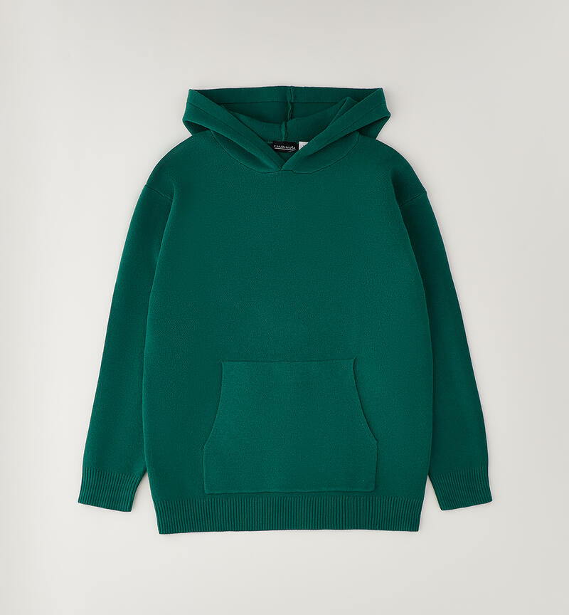 Felpa da ragazzo Sarabanda VERDE-4516