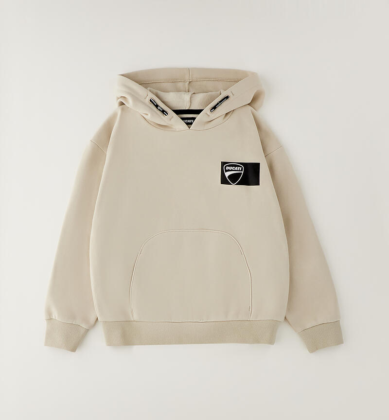 Felpa Ducati con cappuccio BEIGE-0421