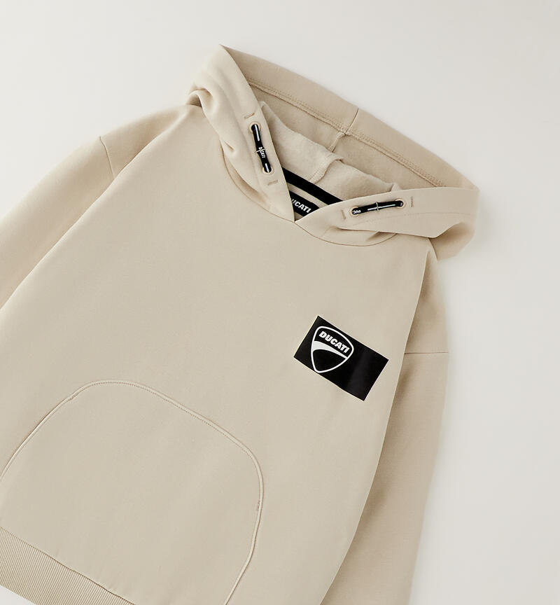 Felpa Ducati con cappuccio BEIGE-0421