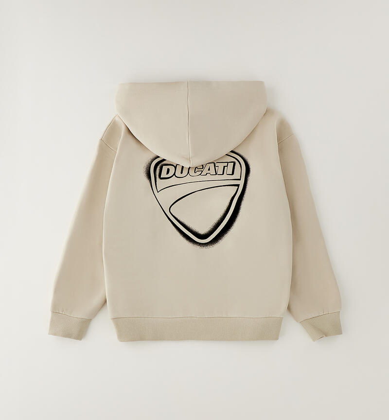 Felpa Ducati con cappuccio BEIGE-0421