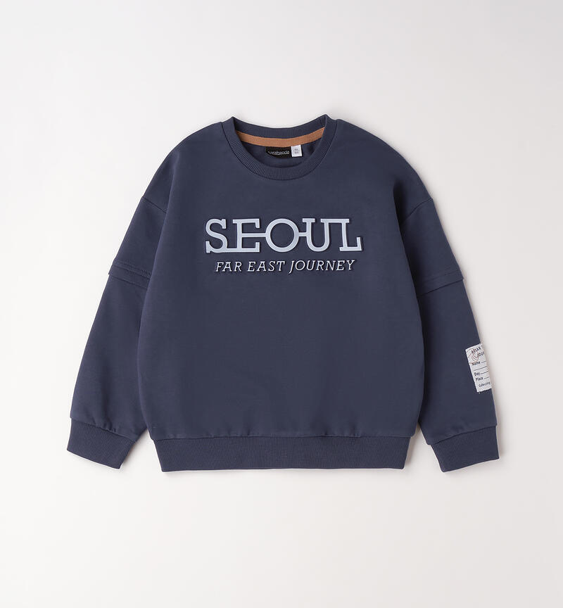 Children's cotton sweatshirt BLU-3656