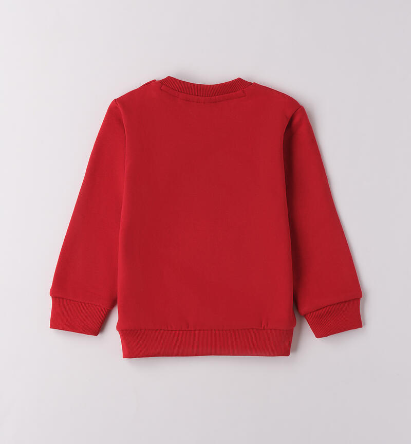 Felpa natalizia bambino ROSSO-2253