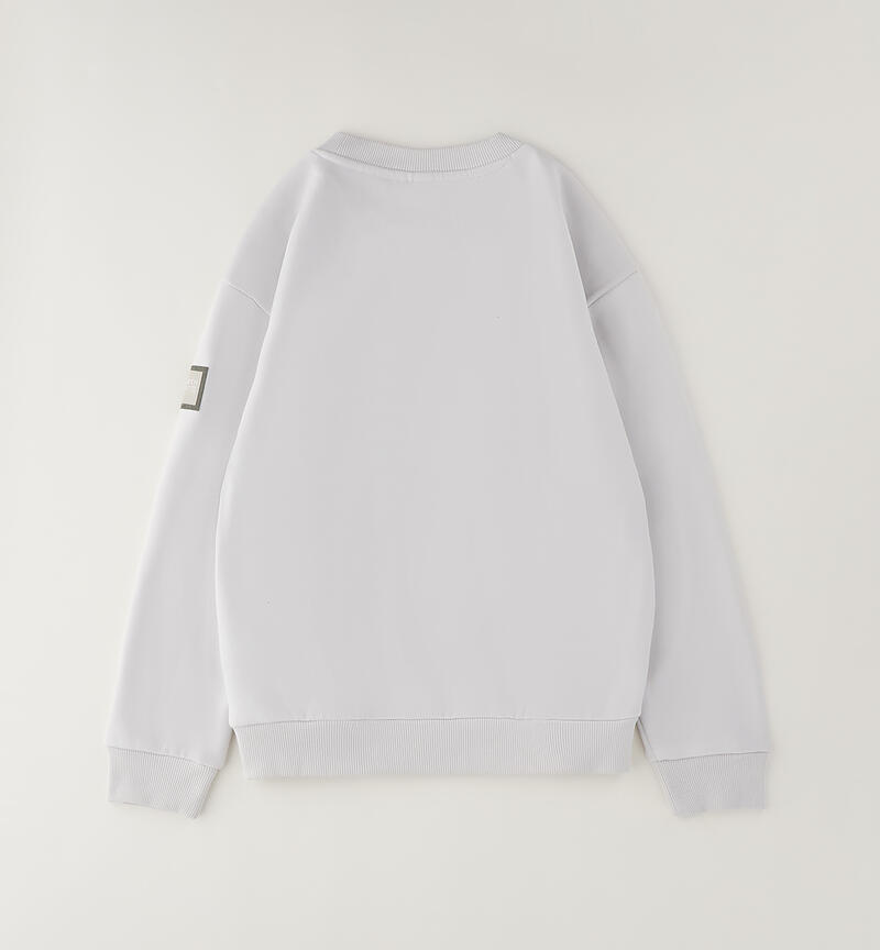 Boys' Oversized Sweatshirt GRIGIO-0561