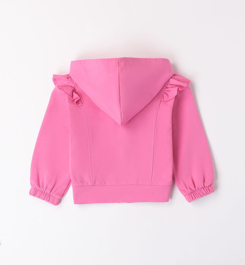 Girls' hooded sweatshirt ROSA-2417