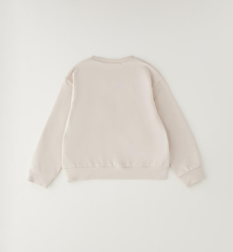 Sweatshirt for girls CRYSTAL GRAY-2911