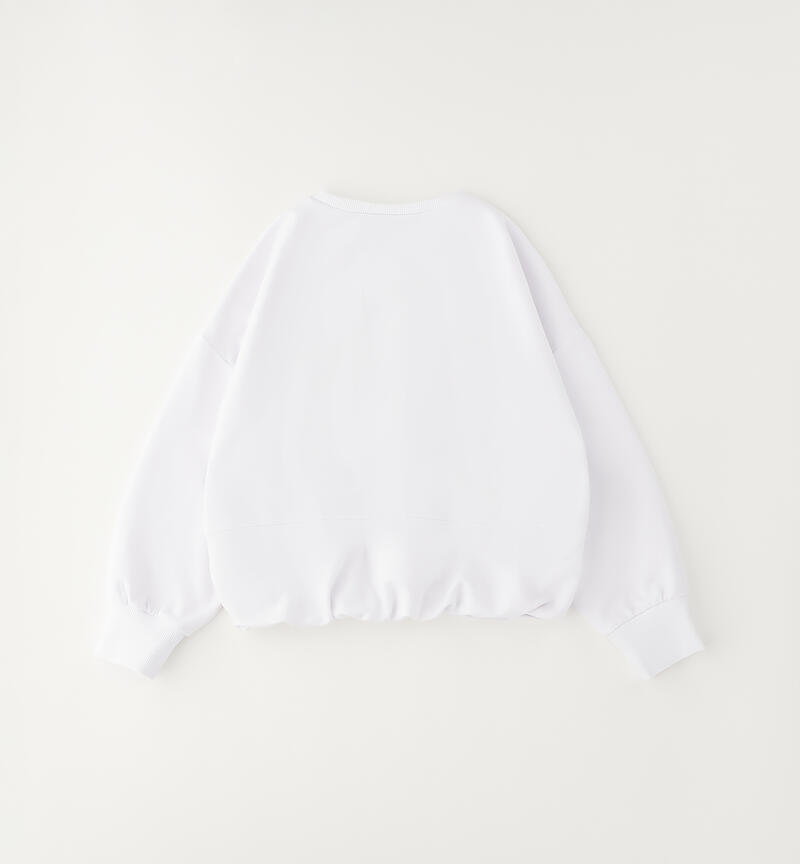 Sarabanda Girls' Sweatshirt BIANCO-0113