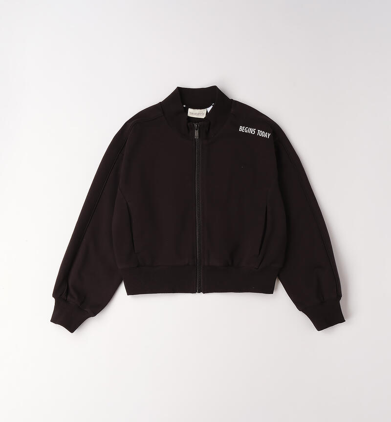 Sarabanda Girls' Sweatshirt NERO-0658