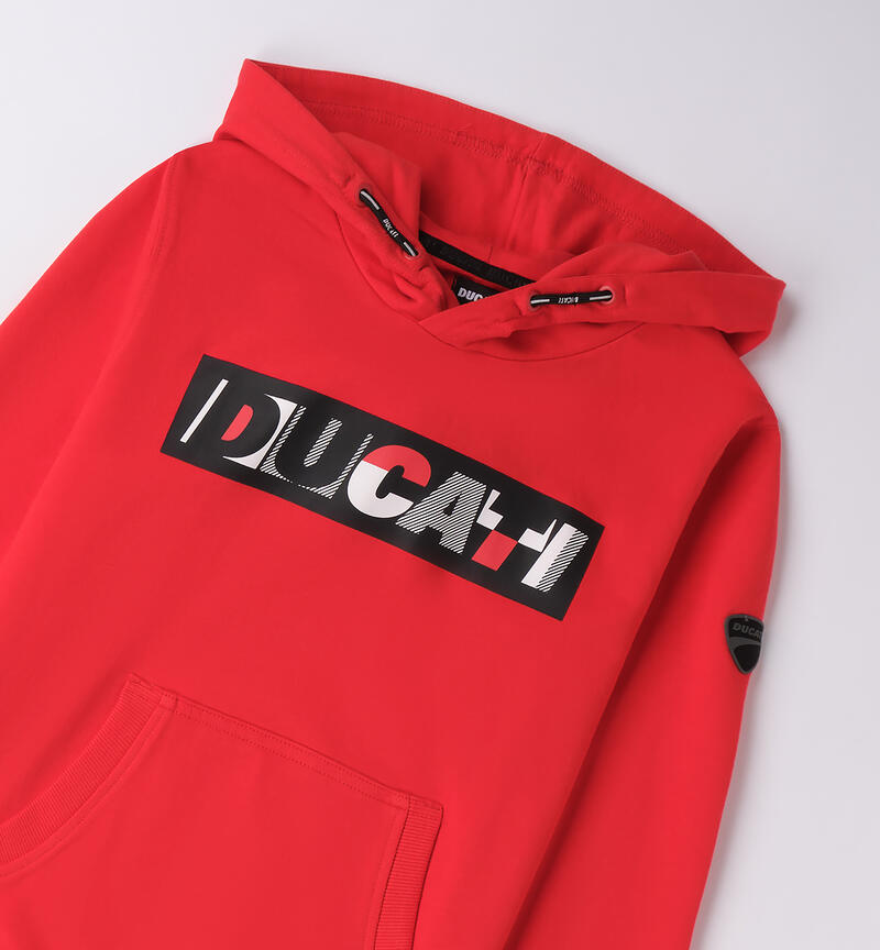 Felpa per ragazzo Ducati ROSSO-2236