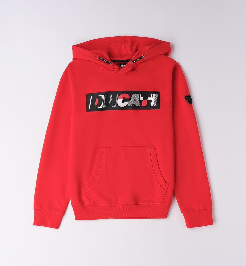 Felpa per ragazzo Ducati ROSSO-2236