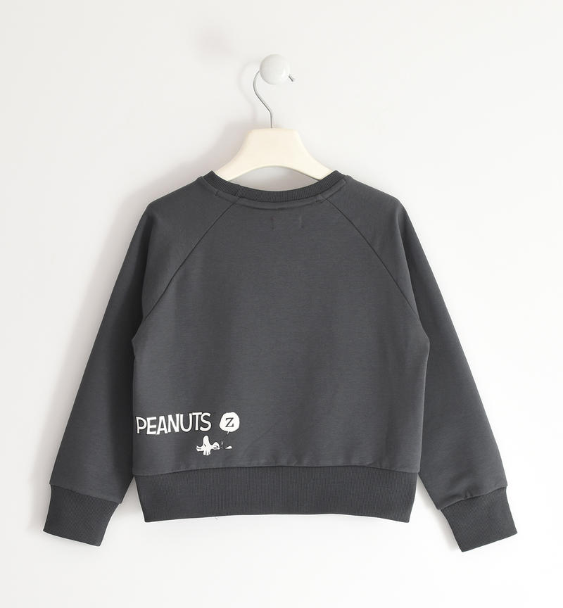 Felpa ragazza Peanuts da 8 a 16 anni Sarabanda GRIGIO SCURO-0566