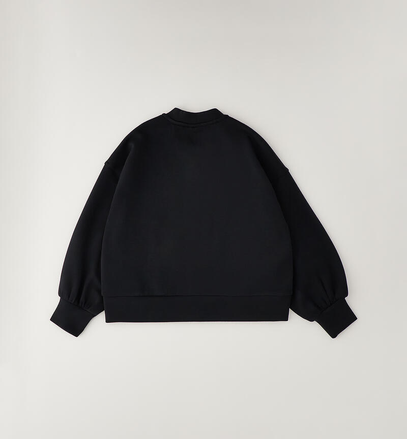 Sarabanda girl's sweatshirt NERO-0658