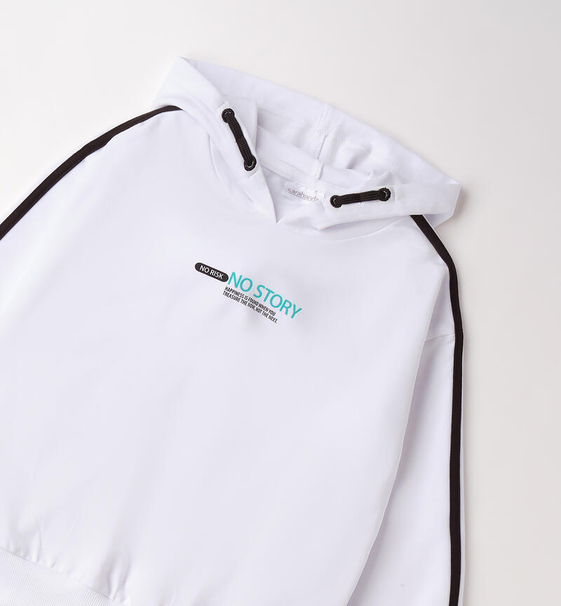 Boy's hoodie BIANCO-0113