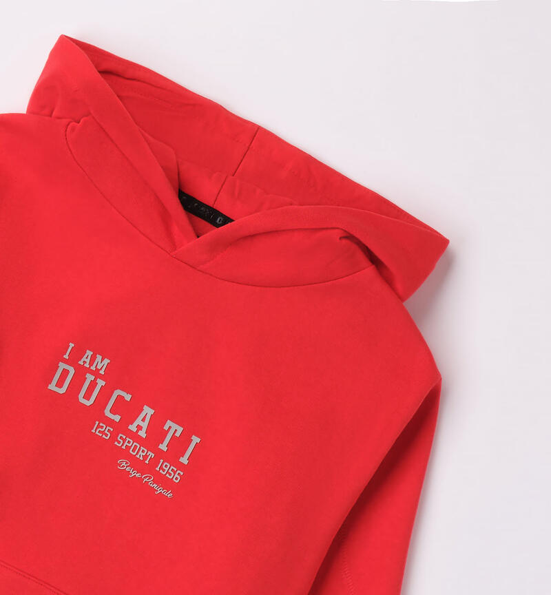 Felpa ragazzo Ducati da 3 a 16 anni ROSSO-2236