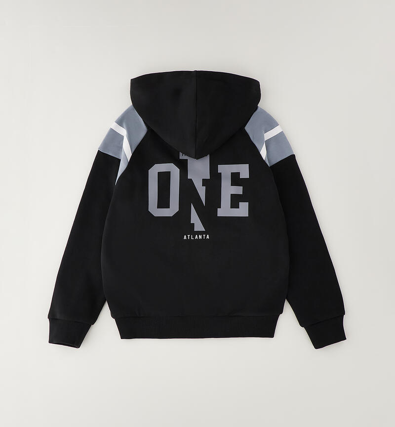Boys' Full-Zip Sweatshirt NERO-0658