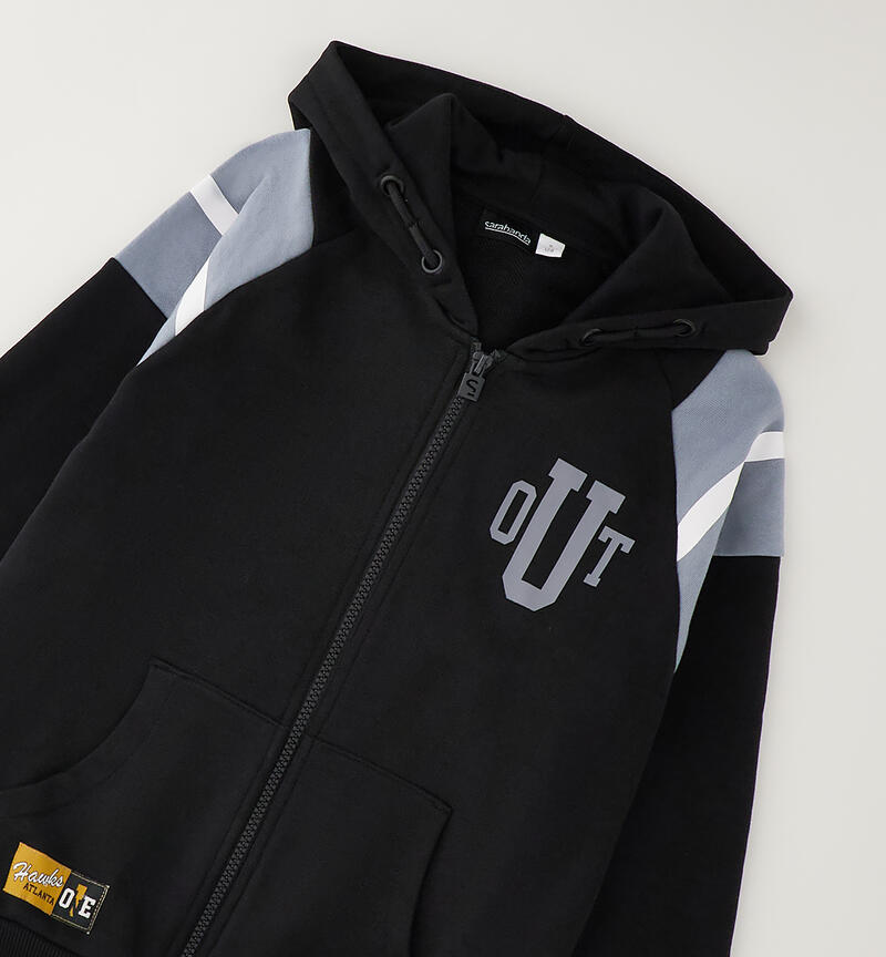 Boys' Full-Zip Sweatshirt NERO-0658