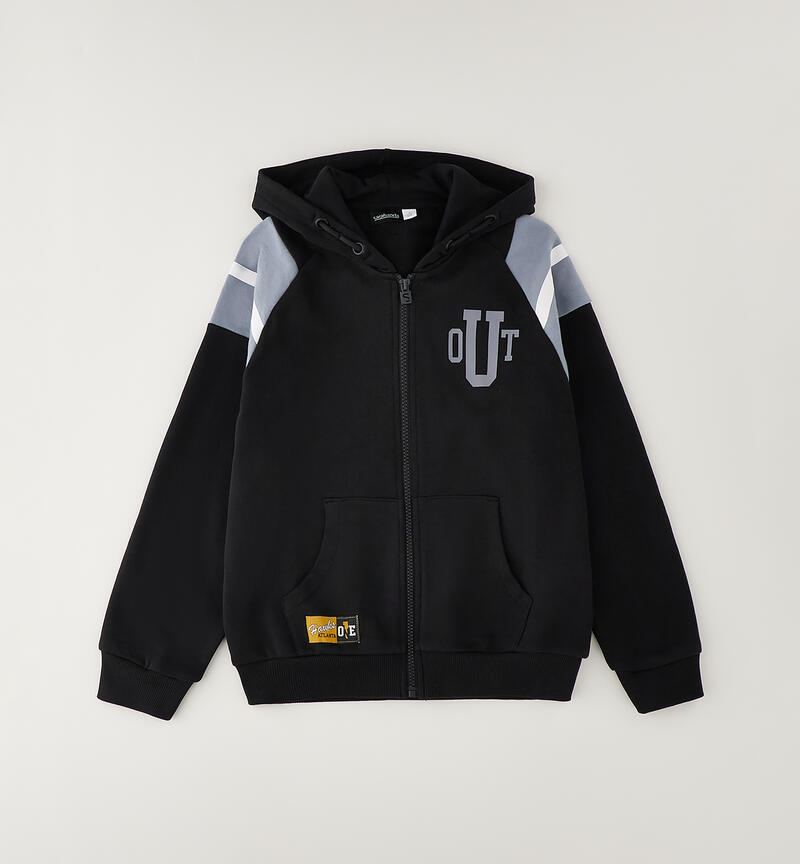 Boys' Full-Zip Sweatshirt NERO-0658