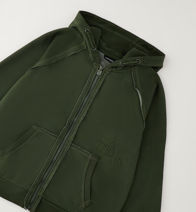 Sarabanda sweatshirt for boys VERDE MILITARE-5557