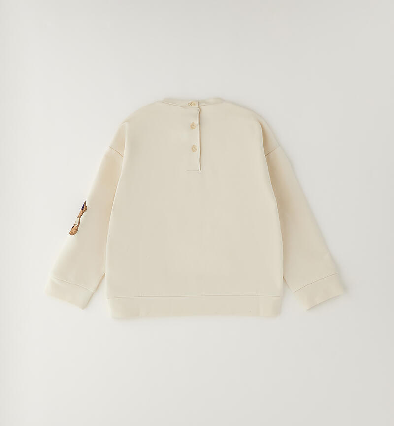 Felpa Sarabanda per bambina BEIGE-0151