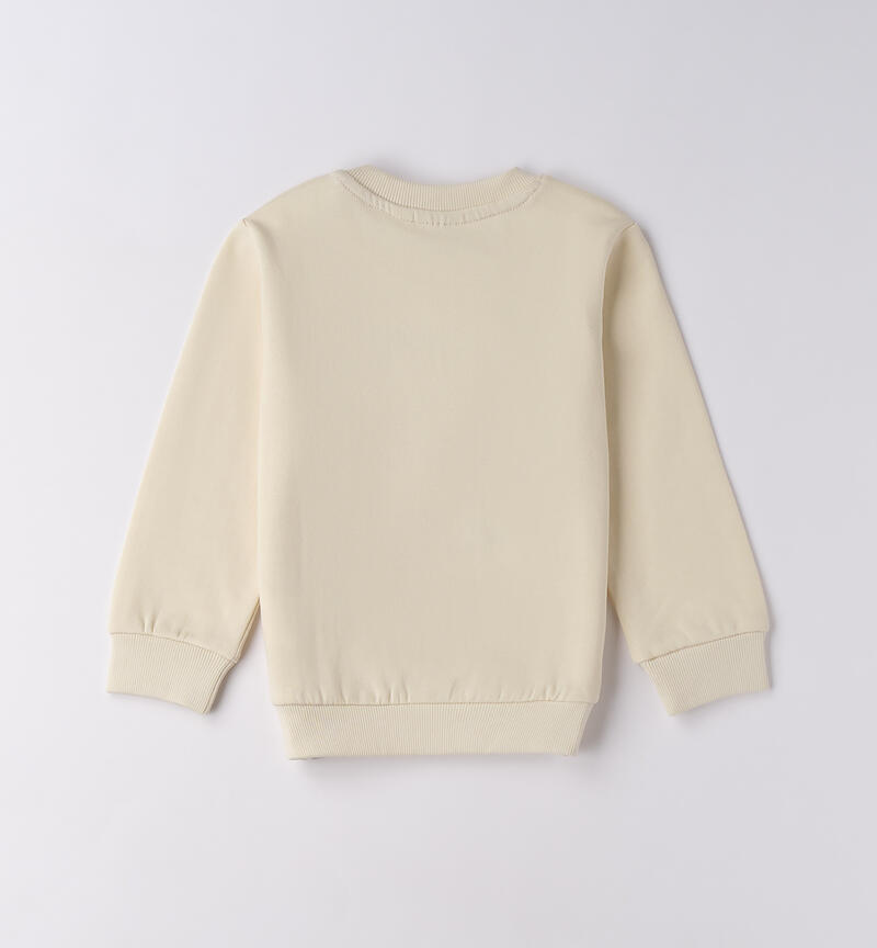 Sarabanda sweatshirt for boys ECRU-0124