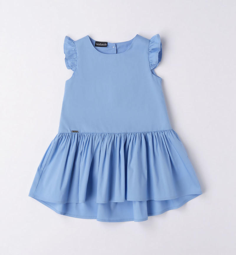 Fresco abito bambina da 9 mesi a 8 anni Sarabanda AZZURRO-3624
