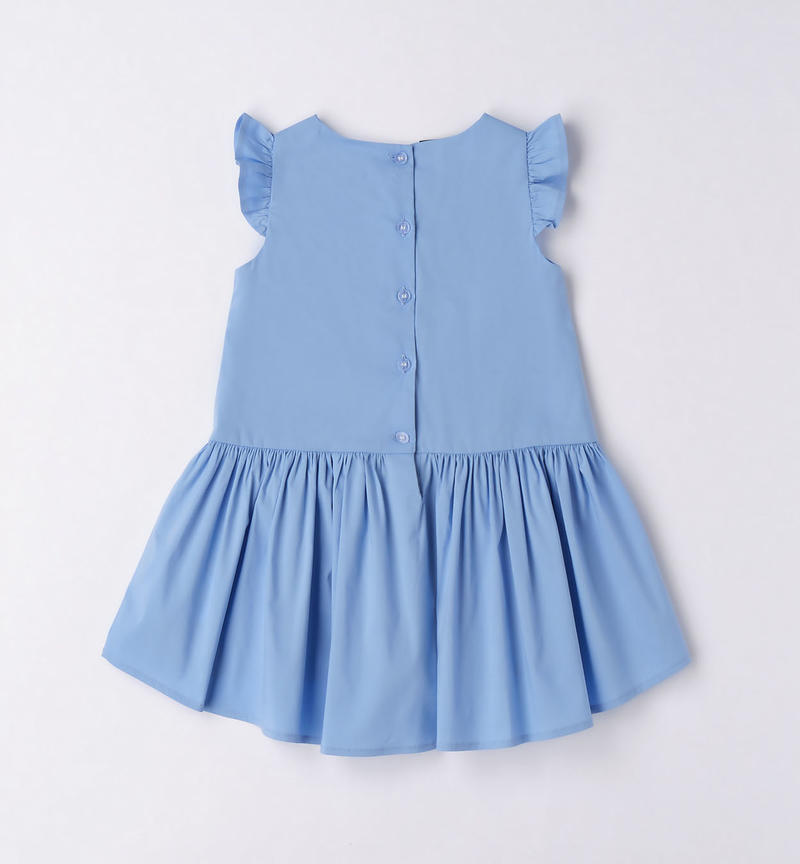 Sarabanda cool dress for girls from 9 months to 8 years AZZURRO-3624