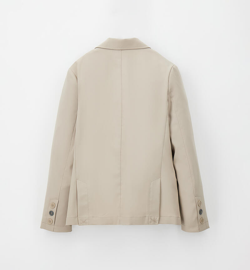 Formal jacket for boys BEIGE SCURO-0445