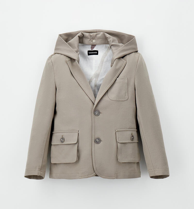 Giacca con cappuccio elegante ragazzo FANGO-0526