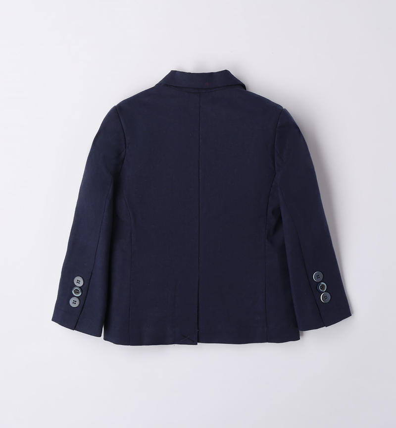 Giacca elegante bambino pochette da 9 mesi a 8 anni Sarabanda NAVY-3854