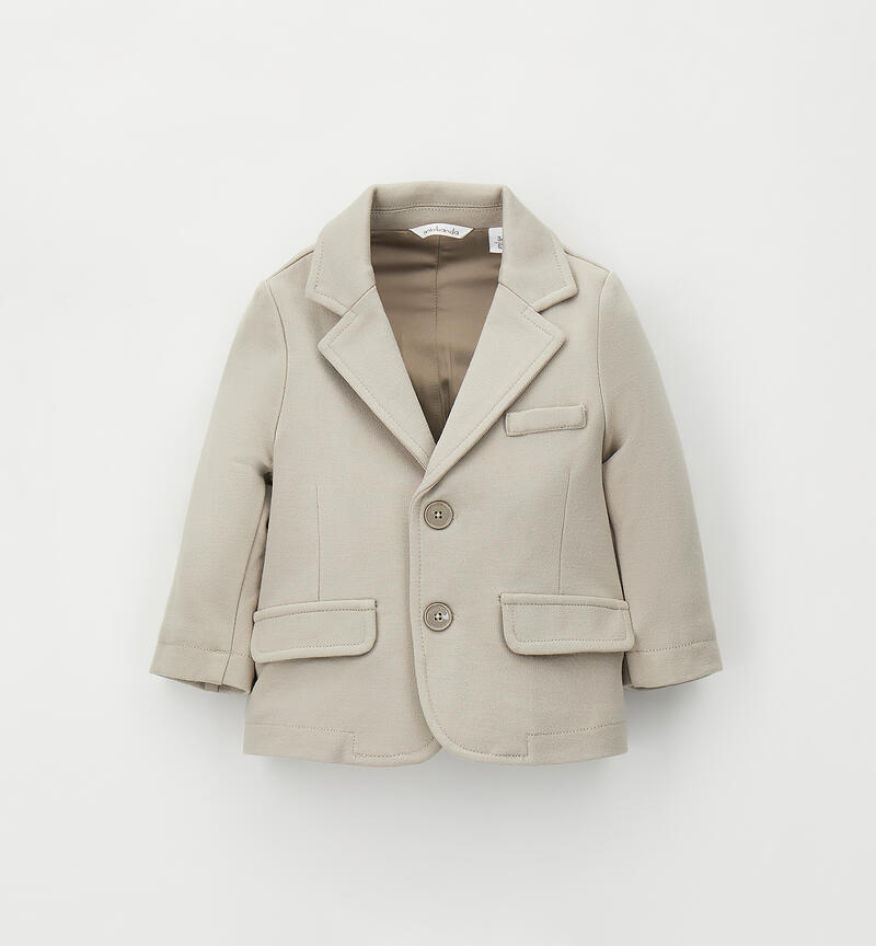 Giacca elegante neonato BEIGE SCURO-0445