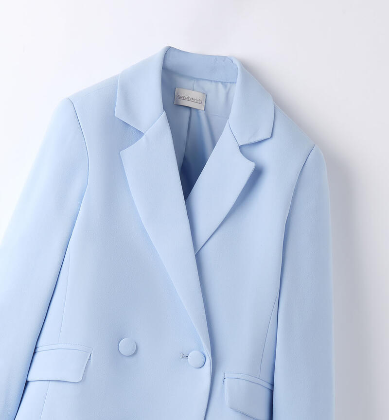 Girls' elegant jacket ANGEL BLUE-3685