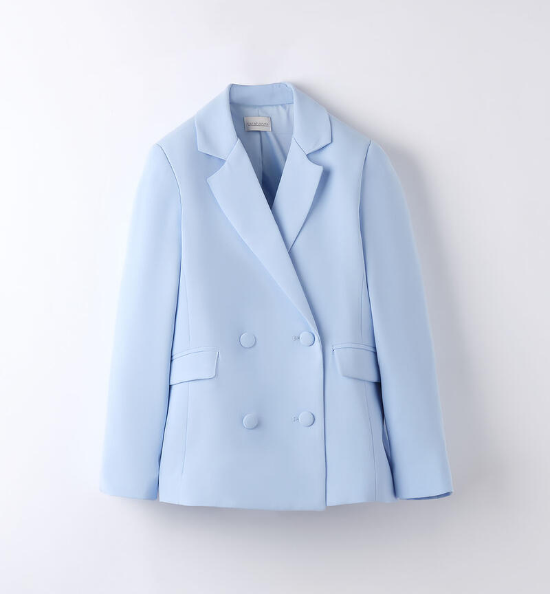 Girls' elegant jacket ANGEL BLUE-3685
