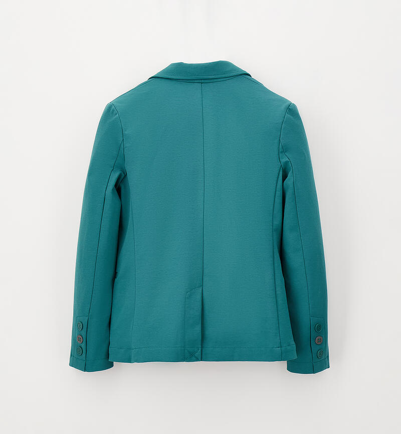 Elegant jacket for boys VERDE SCURO-4537