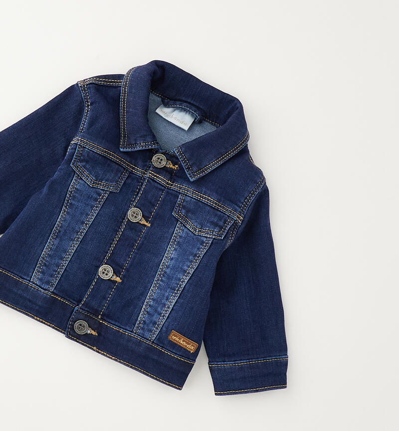 Giacca jeans per neonato STONE WASHED-7450