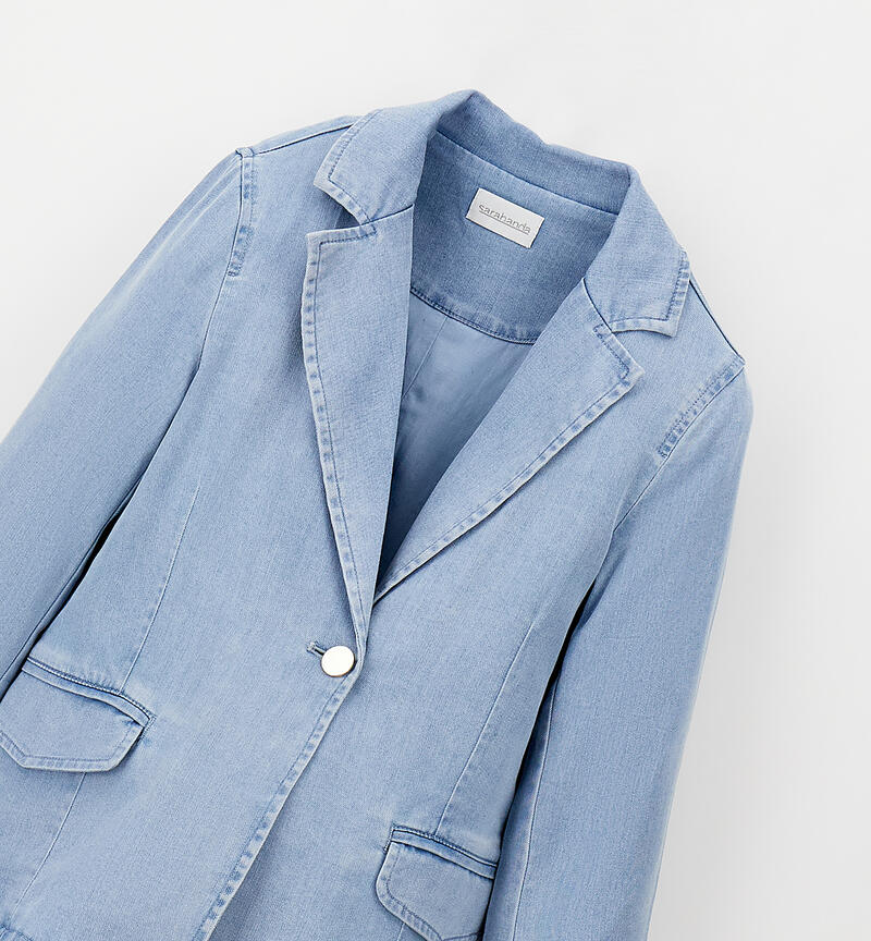 Giacca Sarabanda bambina WASH STONE BLEACH ROY ROGER'S -7027