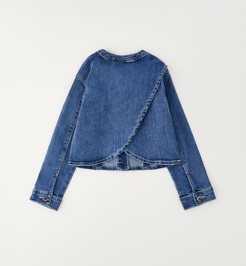Giacchetto bambina con strass MEDIUM STONE WASHED -7000