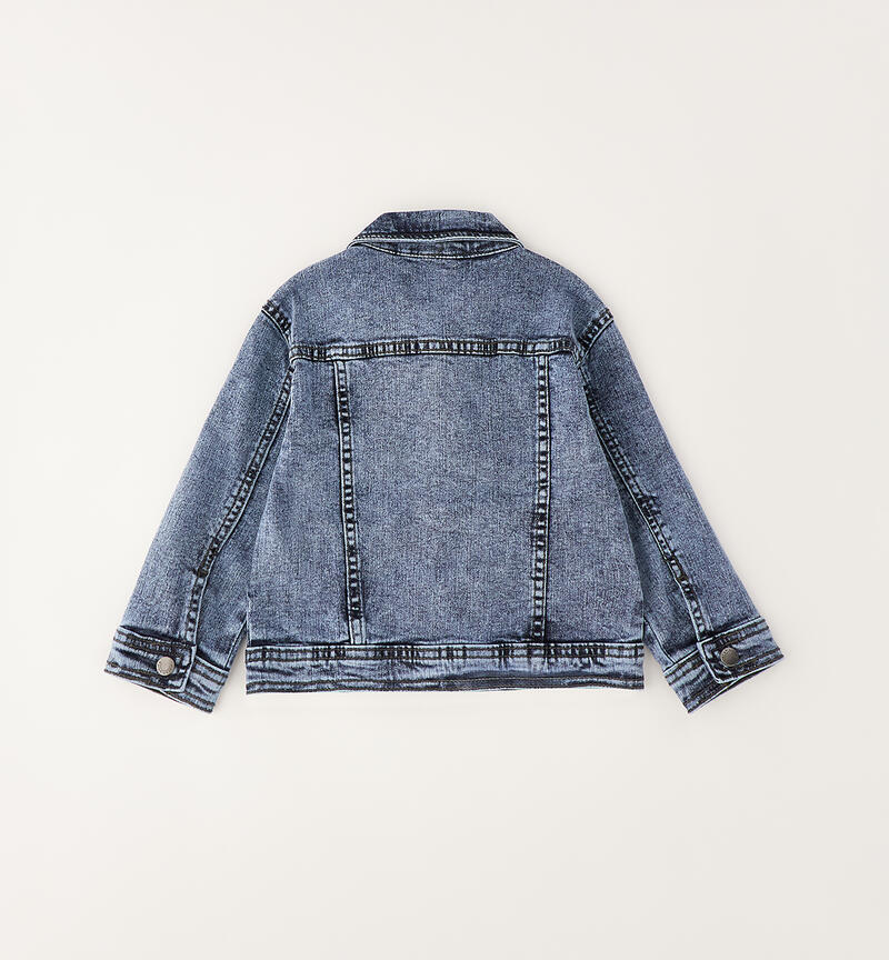 Denim jacket for children MARBLE STONE-7100