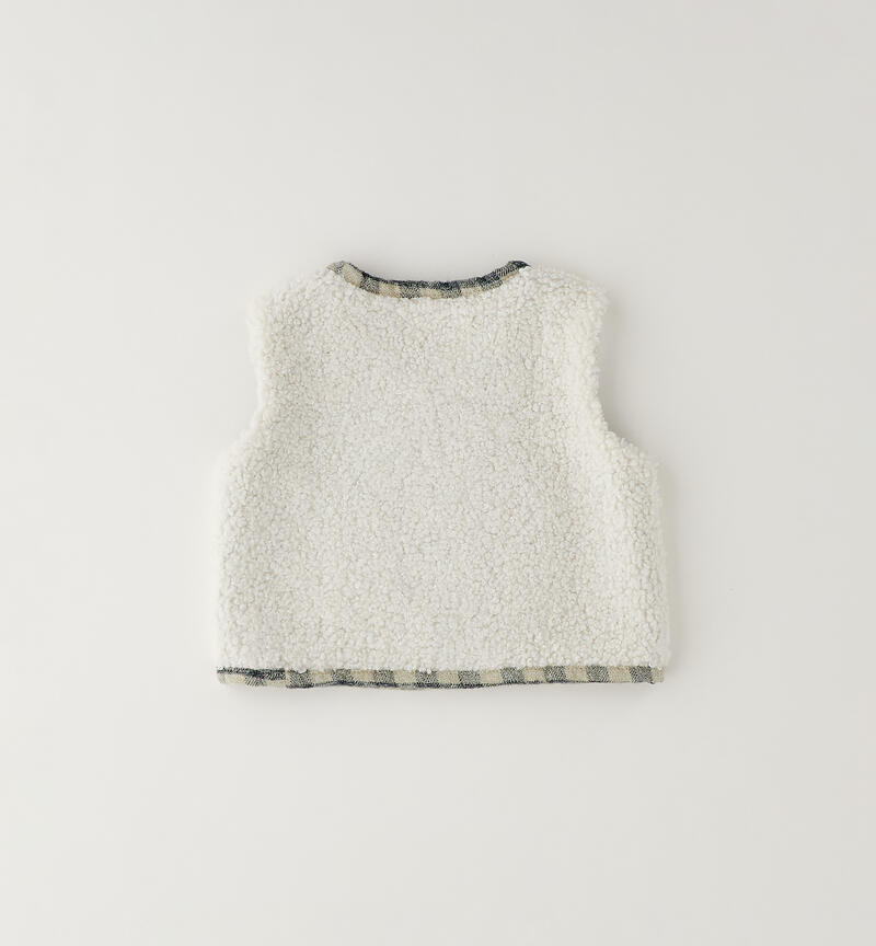 Gilet bimbo neonato Minibanda LATTE-0115