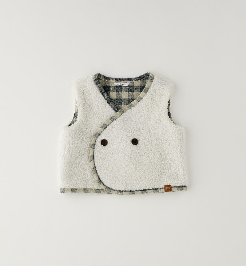 Gilet bimbo neonato Minibanda LATTE-0115