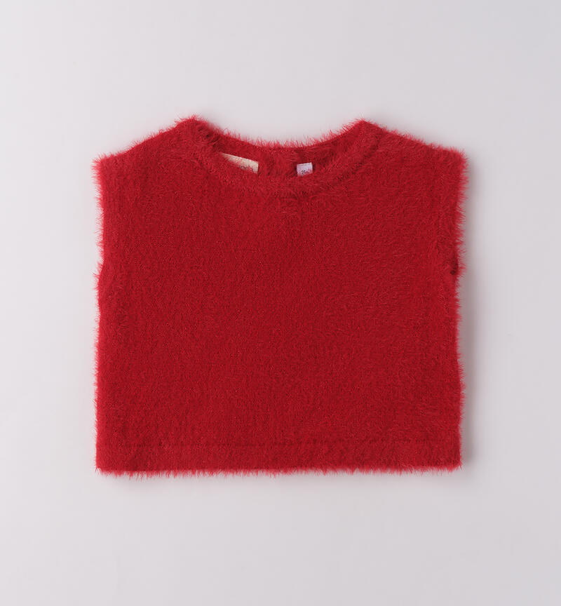 Gilet da bambina ROSSO-2253