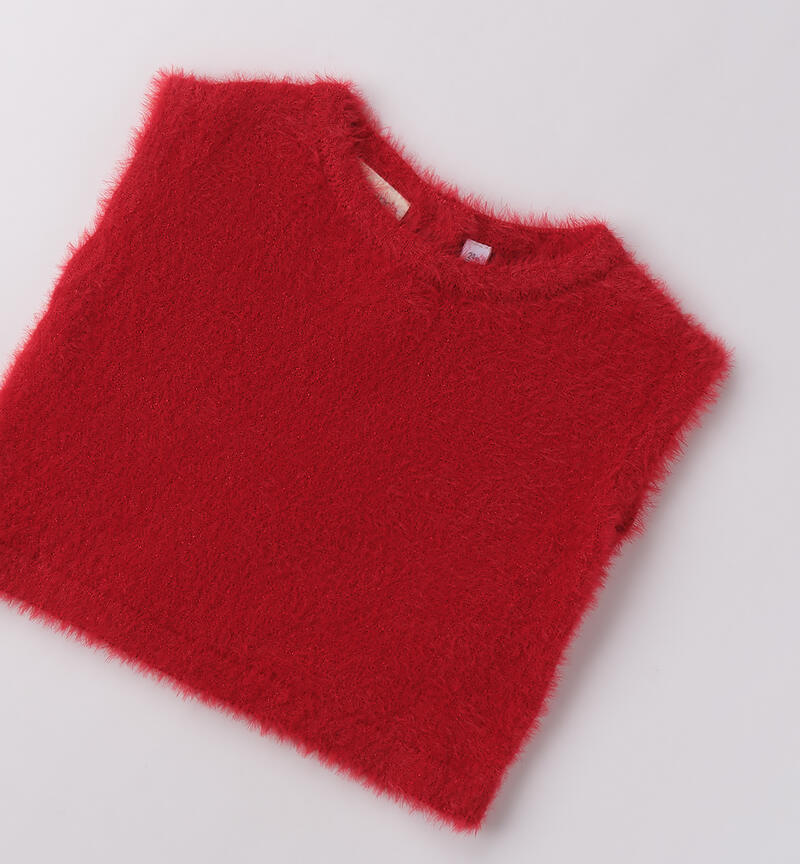 Gilet da bambina ROSSO-2253