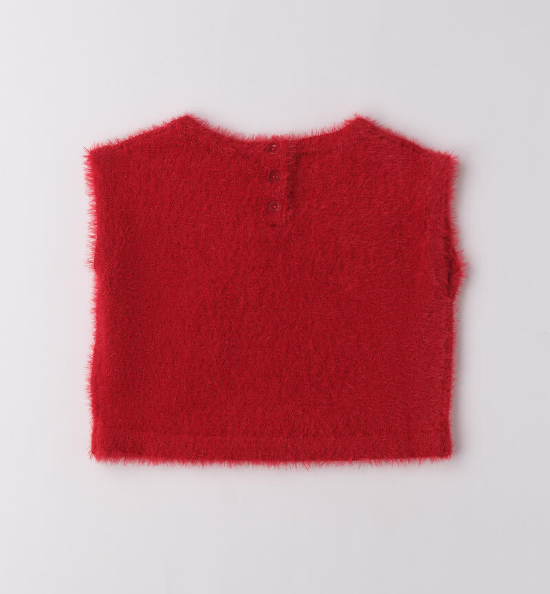 Gilet da bambina ROSSO-2253