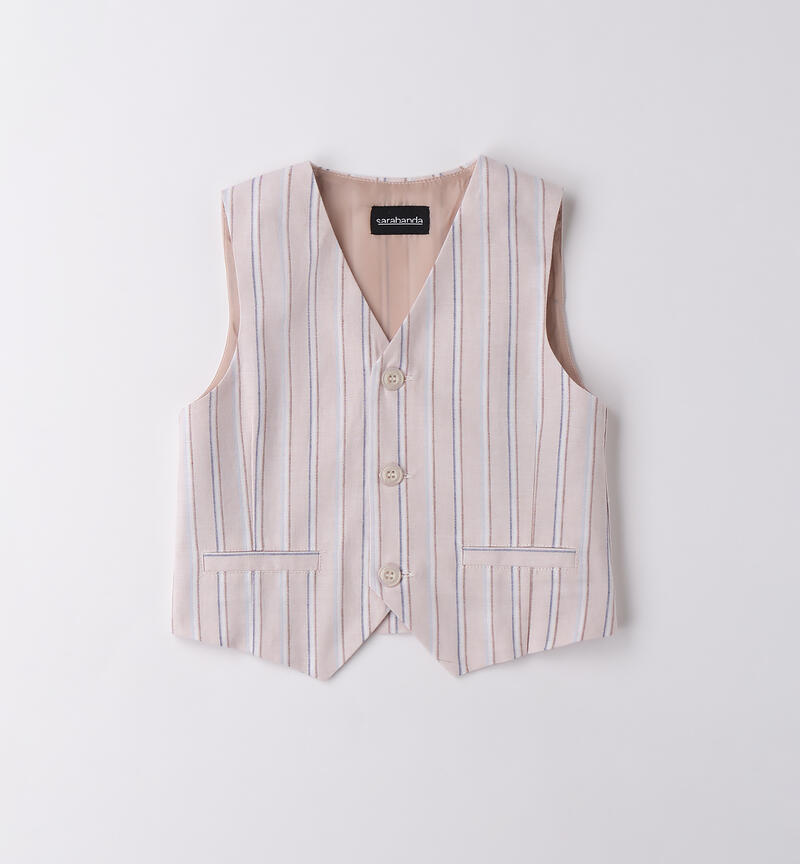 Gilet da bambino BEIGE-0172