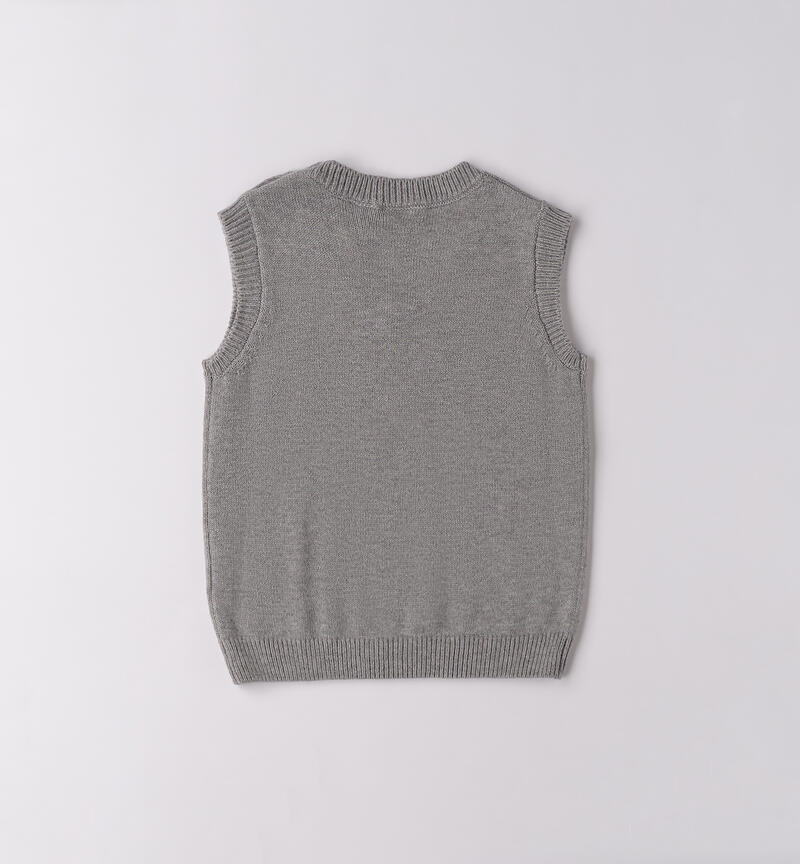 Gilet da bambino GRIGIO-8961